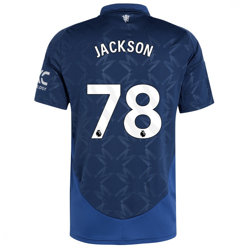 Men Football Louis Jackson #78 Indigo Away Jersey 2024/25 T-Shirt Australia