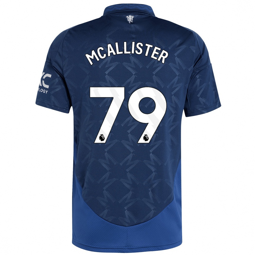 Men Football Finley Mcallister #79 Indigo Away Jersey 2024/25 T-Shirt Australia