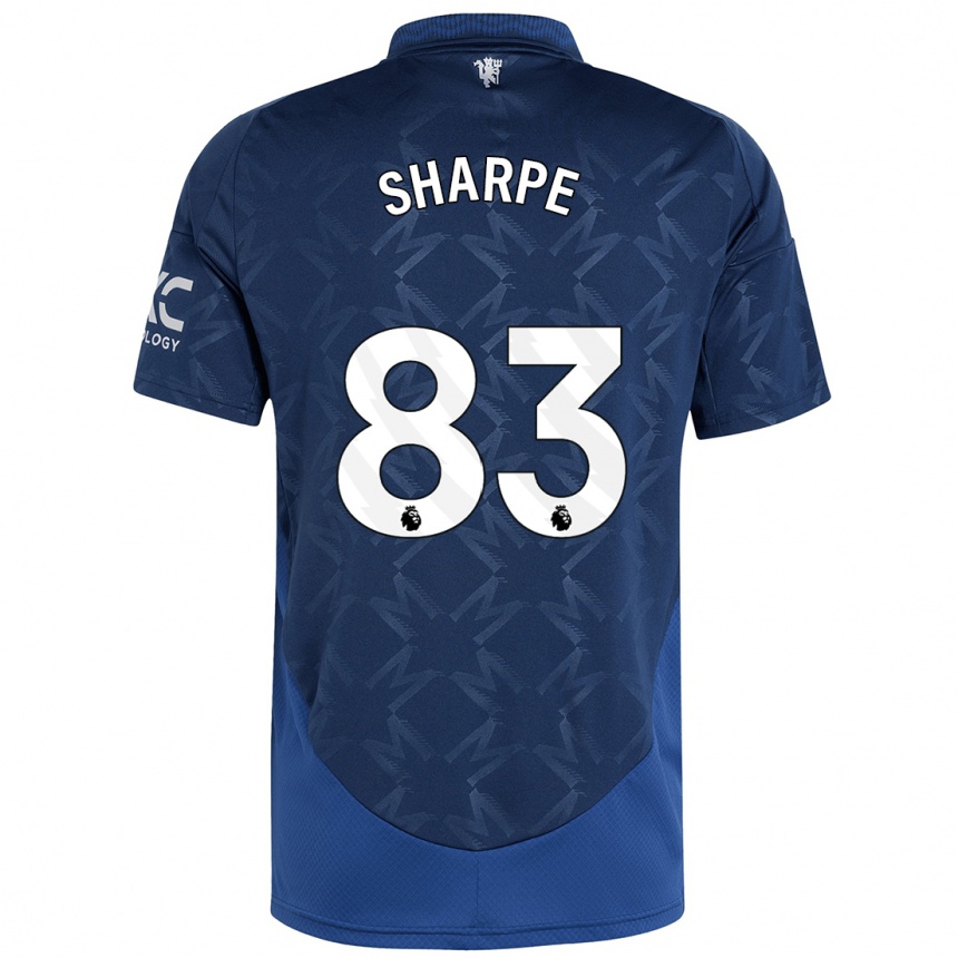 Men Football Malachi Sharpe #83 Indigo Away Jersey 2024/25 T-Shirt Australia