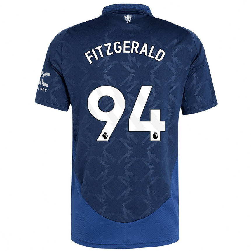 Men Football Jayce Fitzgerald #94 Indigo Away Jersey 2024/25 T-Shirt Australia