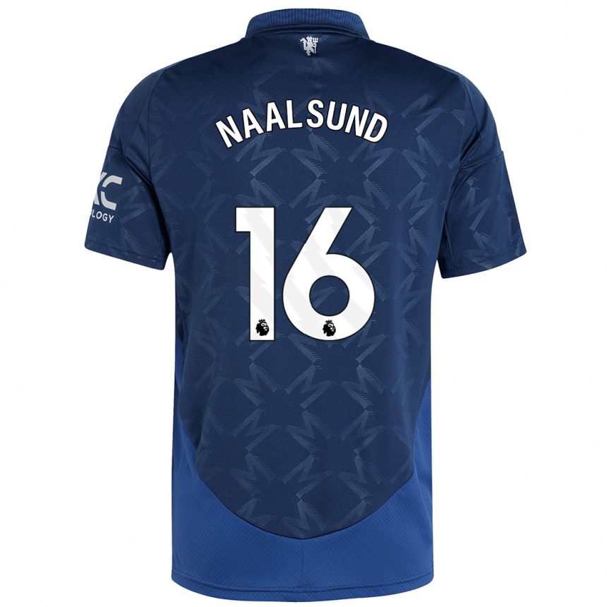 Men Football Lisa Naalsund #16 Indigo Away Jersey 2024/25 T-Shirt Australia