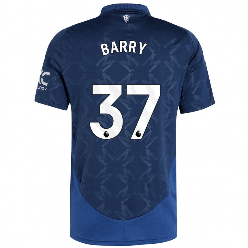 Men Football Keira Barry #37 Indigo Away Jersey 2024/25 T-Shirt Australia