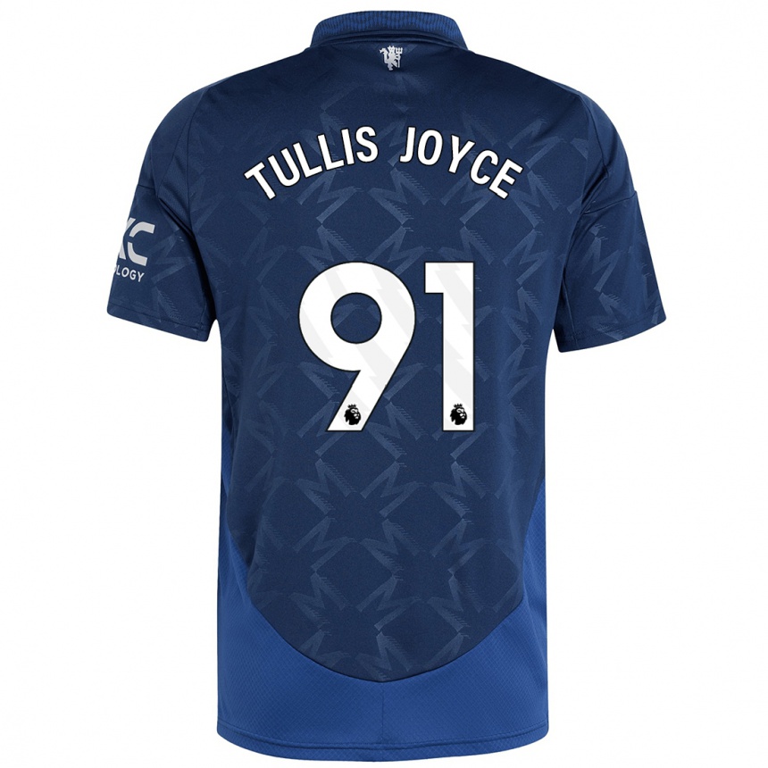 Men Football Phallon Tullis-Joyce #91 Indigo Away Jersey 2024/25 T-Shirt Australia