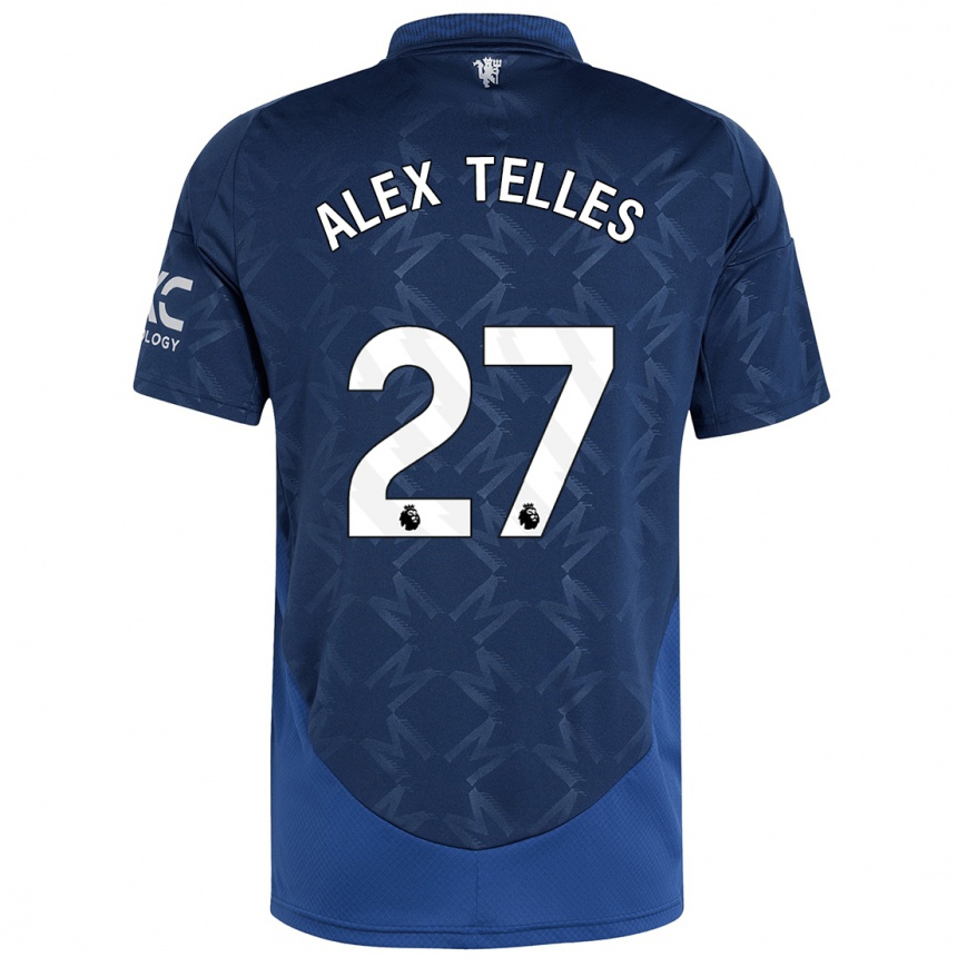 Men Football Alex Nicolao Telles #27 Indigo Away Jersey 2024/25 T-Shirt Australia