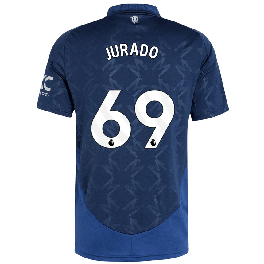 Men Football Marc Jurado #69 Indigo Away Jersey 2024/25 T-Shirt Australia