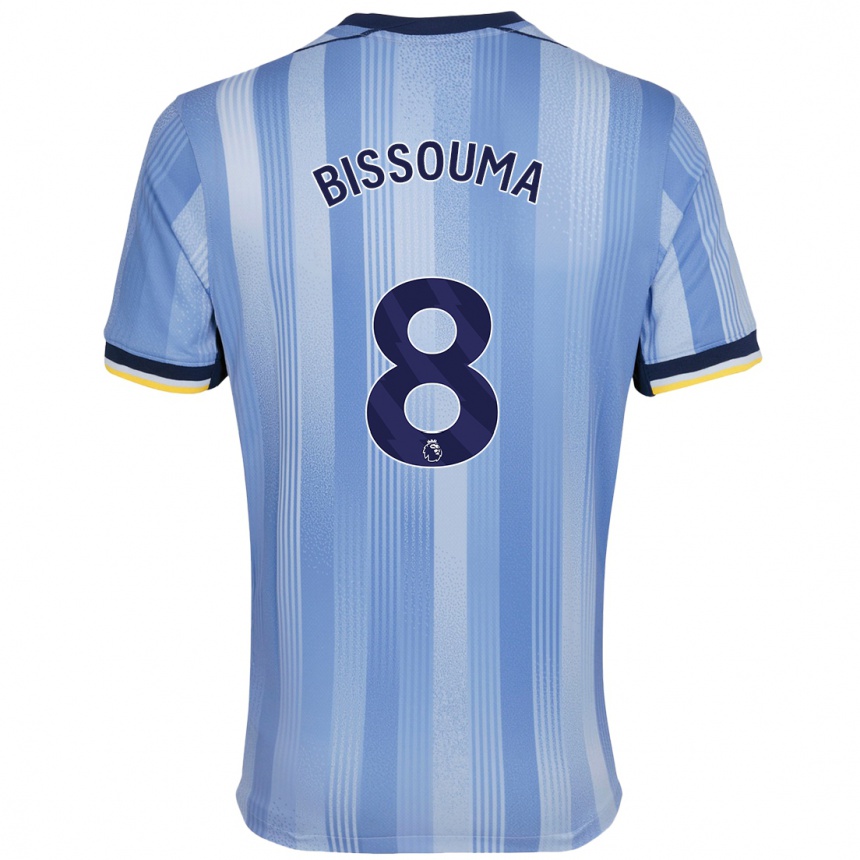 Men Football Yves Bissouma #8 Light Blue Away Jersey 2024/25 T-Shirt Australia