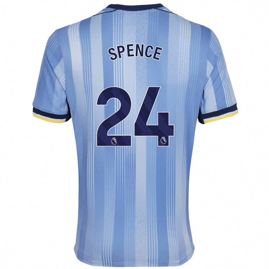 Men Football Djed Spence #24 Light Blue Away Jersey 2024/25 T-Shirt Australia