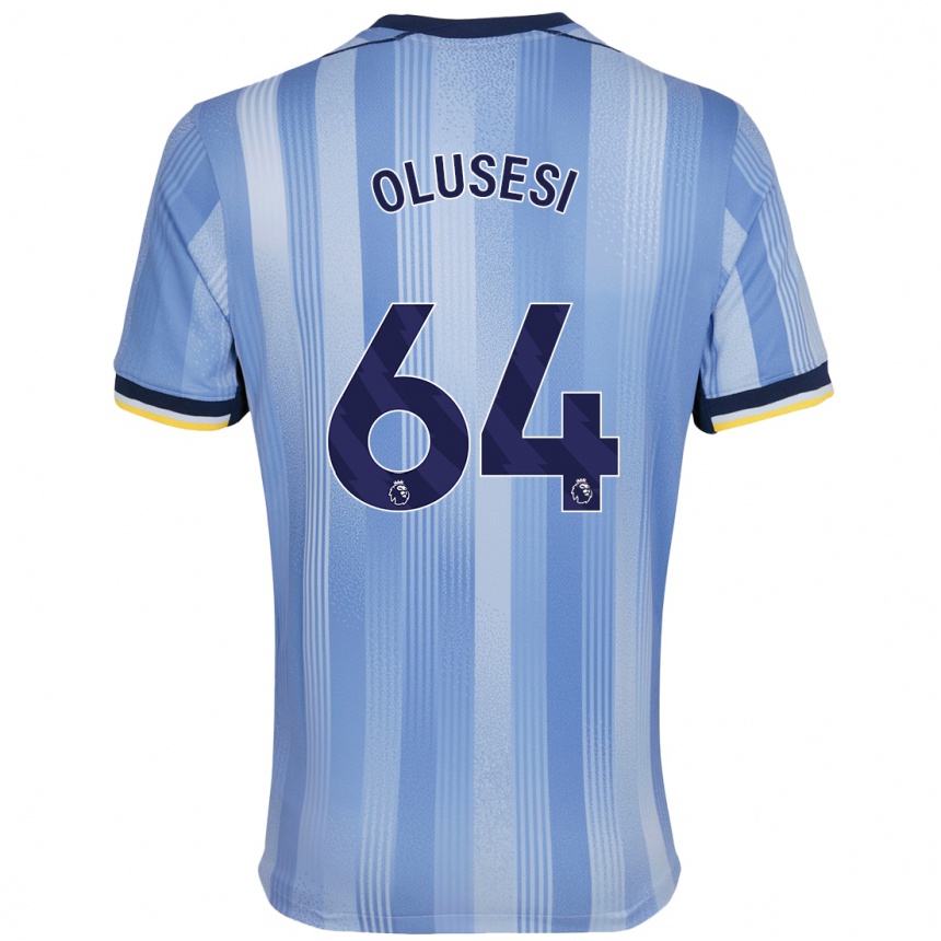 Men Football Callum Olusesi #64 Light Blue Away Jersey 2024/25 T-Shirt Australia