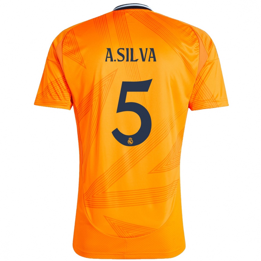 Men Football Antonia Silva #5 Orange Away Jersey 2024/25 T-Shirt Australia