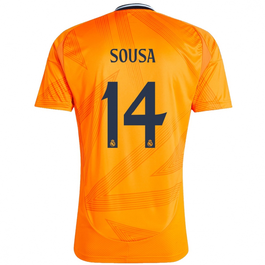 Men Football Kathellen Sousa #14 Orange Away Jersey 2024/25 T-Shirt Australia