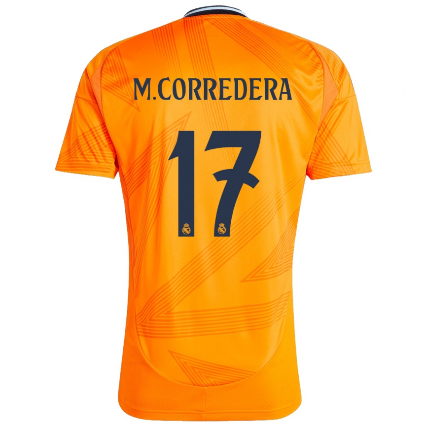 Men Football Marta Corredera #17 Orange Away Jersey 2024/25 T-Shirt Australia