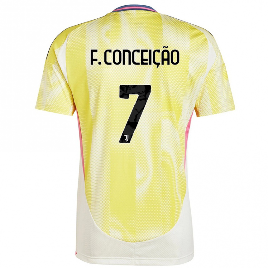 Men Football Francisco Conceicao #7 Orange Away Jersey 2024/25 T-Shirt Australia