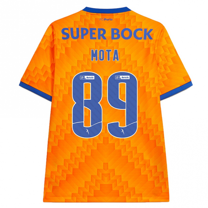 Men Football Luís Mota #89 Orange Away Jersey 2024/25 T-Shirt Australia