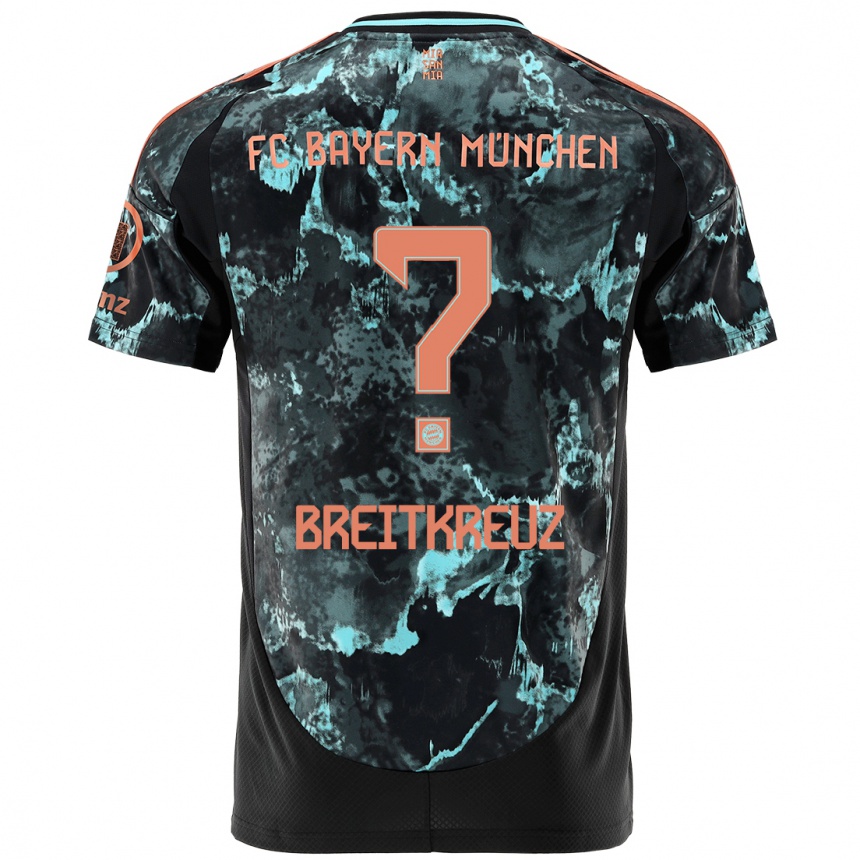 Men Football Steve Breitkreuz #0 Black Away Jersey 2024/25 T-Shirt Australia