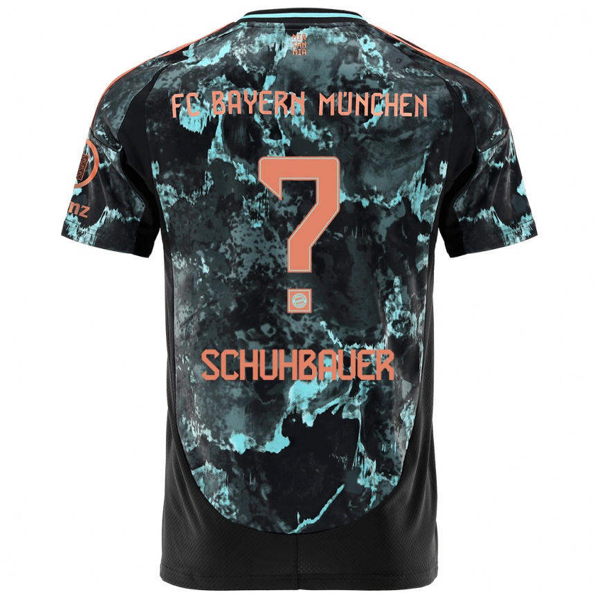 Men Football Maximilian Schuhbauer #0 Black Away Jersey 2024/25 T-Shirt Australia