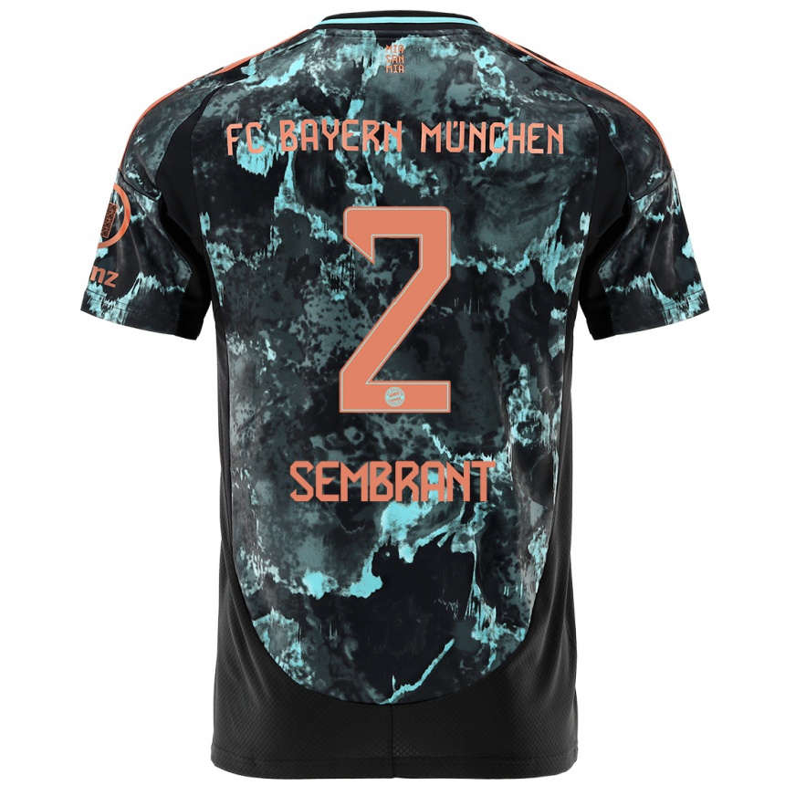 Men Football Linda Sembrant #2 Black Away Jersey 2024/25 T-Shirt Australia