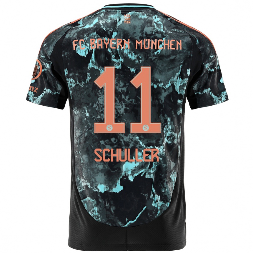 Men Football Lea Schuller #11 Black Away Jersey 2024/25 T-Shirt Australia