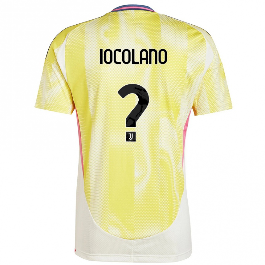 Men Football Simone Iocolano #0 Solar Yellow Away Jersey 2024/25 T-Shirt Australia