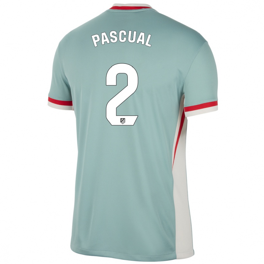 Men Football Martín Pascual #2 Light Beige Blue Away Jersey 2024/25 T-Shirt Australia