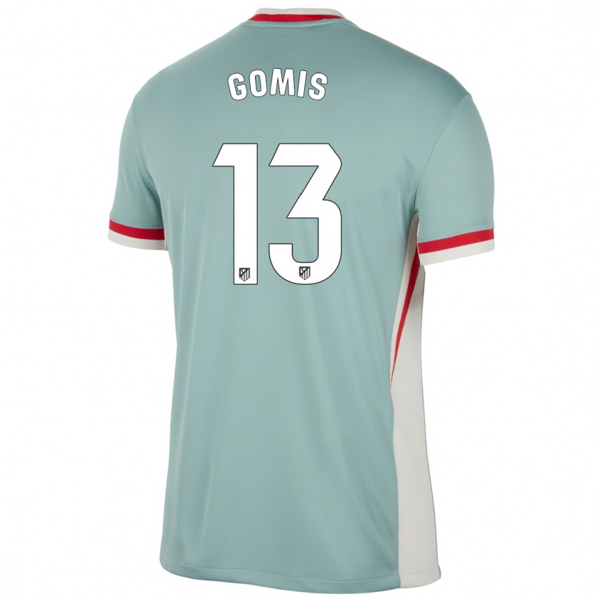 Men Football Antonio Gomis #13 Light Beige Blue Away Jersey 2024/25 T-Shirt Australia