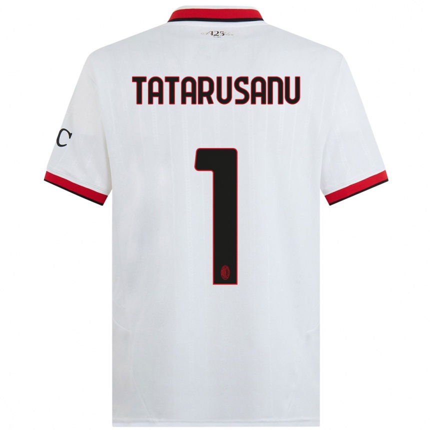 Men Football Ciprian Tatarusanu #1 White Black Red Away Jersey 2024/25 T-Shirt Australia