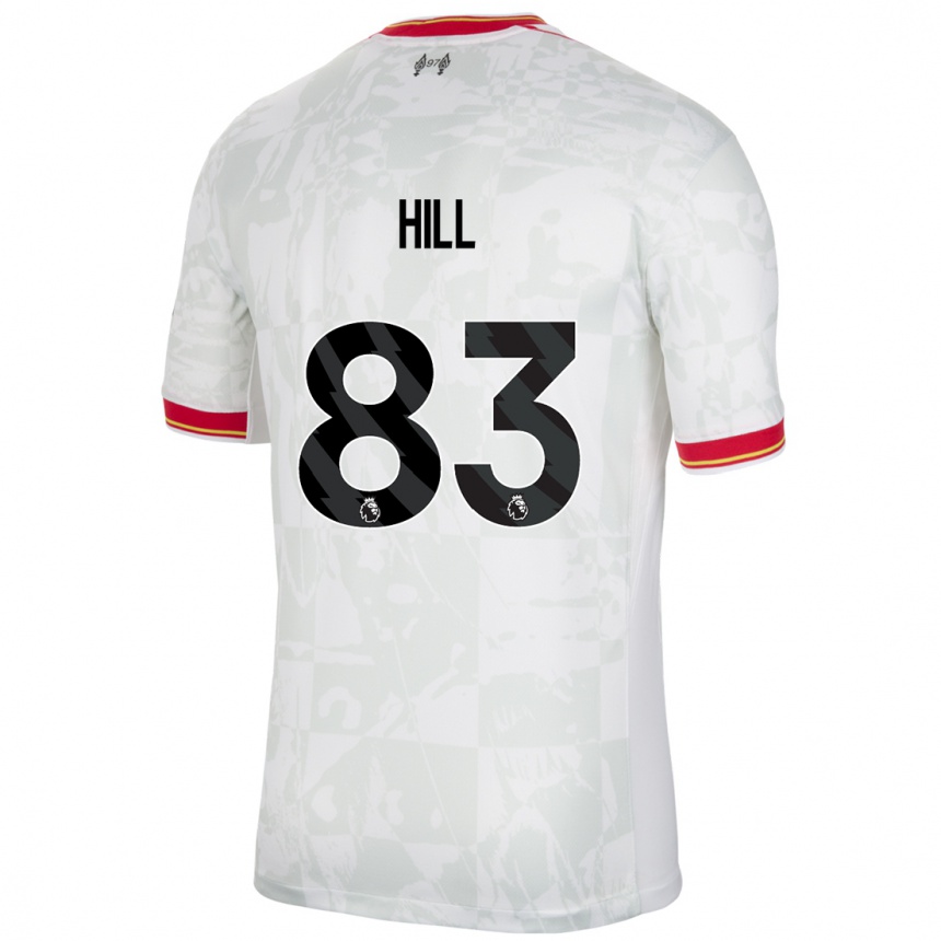 Men Football Thomas Hill #83 White Red Black Third Jersey 2024/25 T-Shirt Australia