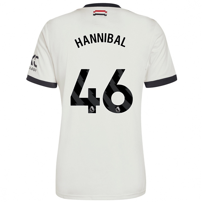 Men Football Hannibal Mejbri #46 Off White Third Jersey 2024/25 T-Shirt Australia