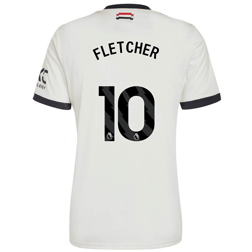 Men Football Jack Fletcher #10 Off White Third Jersey 2024/25 T-Shirt Australia