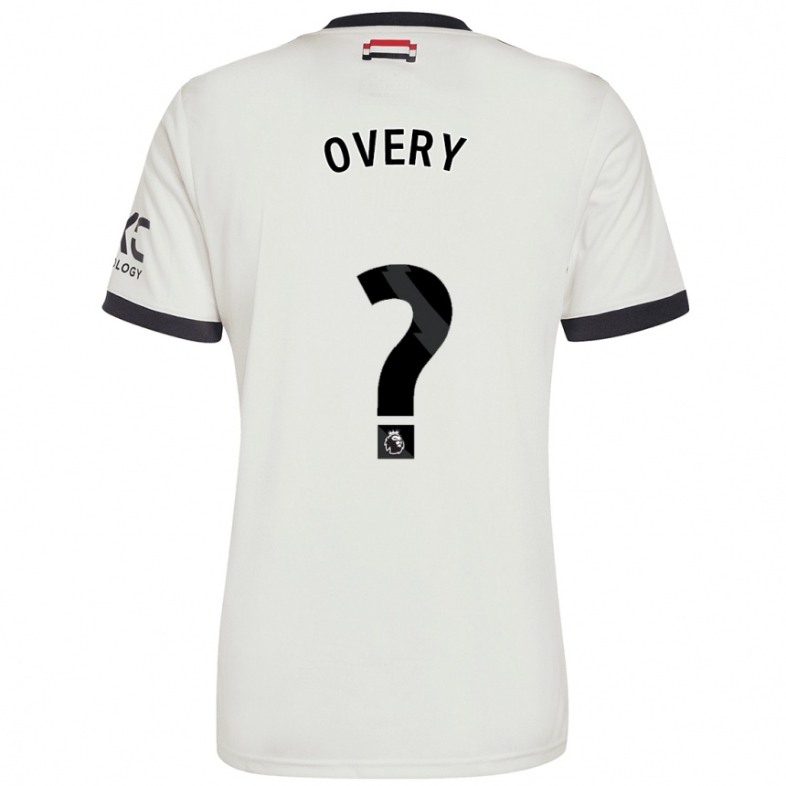 Men Football James Overy #0 Off White Third Jersey 2024/25 T-Shirt Australia