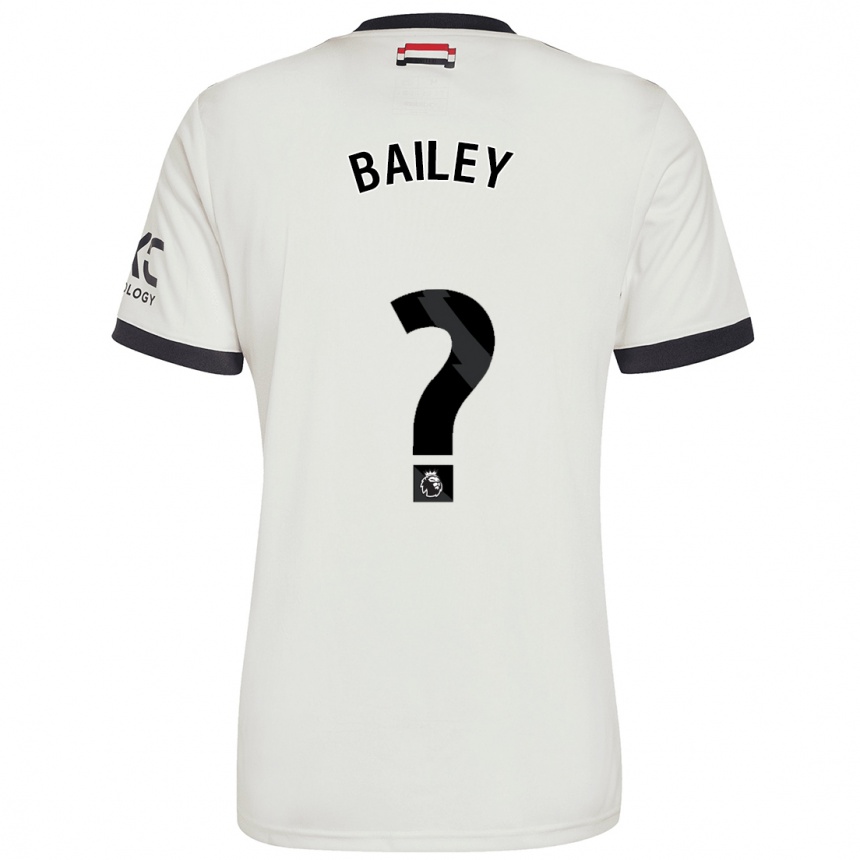 Men Football James Bailey #0 Off White Third Jersey 2024/25 T-Shirt Australia