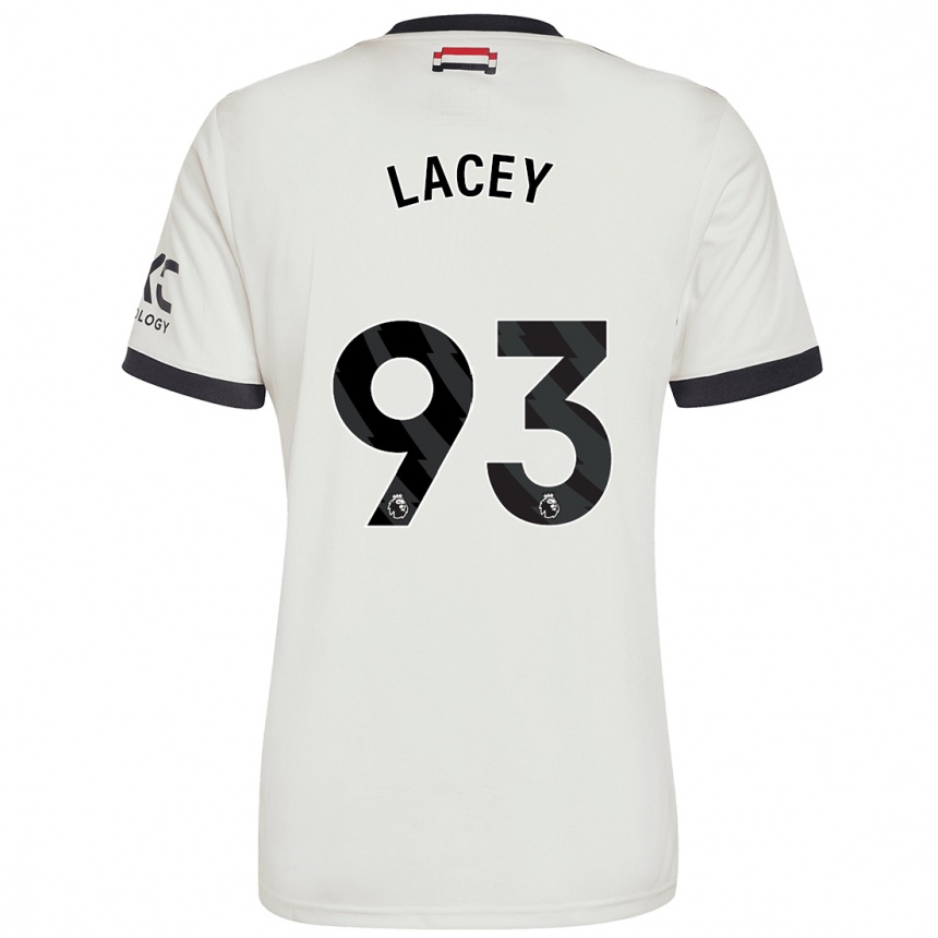 Men Football Shea Lacey #93 Off White Third Jersey 2024/25 T-Shirt Australia