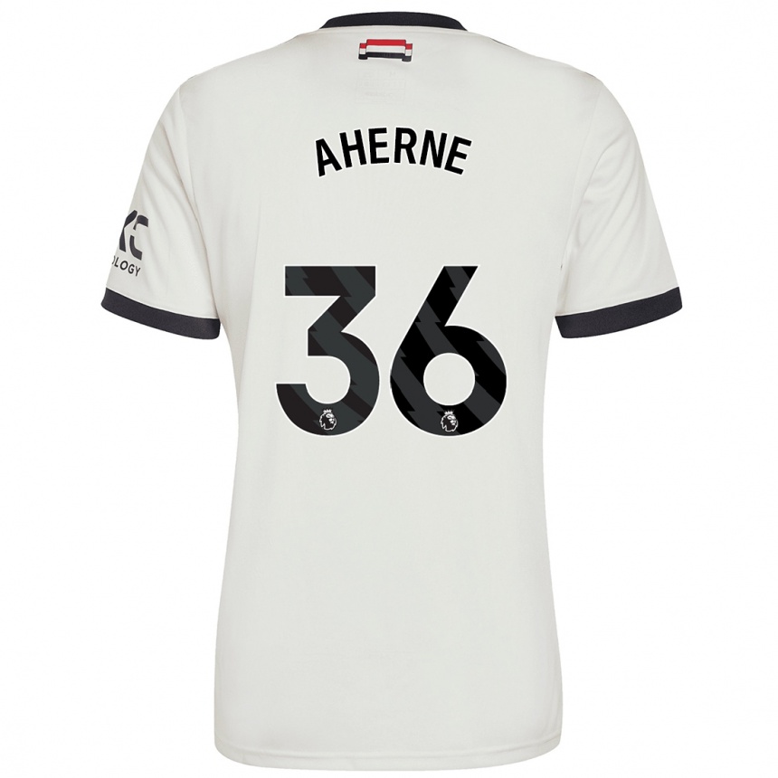 Men Football Alyssa Aherne #36 Off White Third Jersey 2024/25 T-Shirt Australia