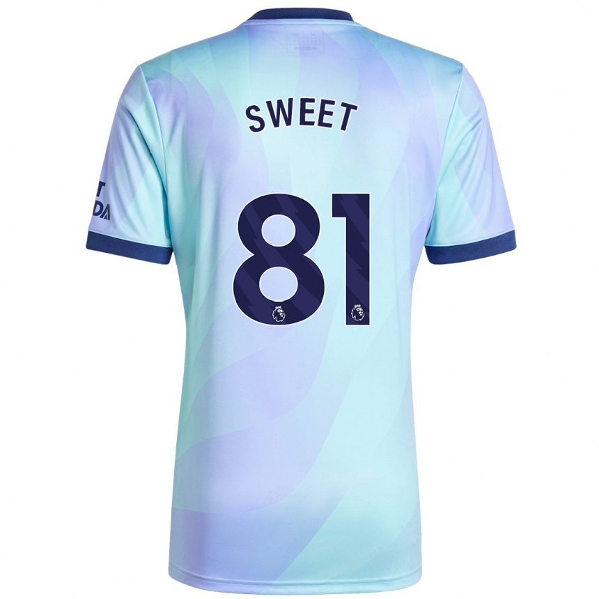 Men Football Will Sweet #81 Aqua Third Jersey 2024/25 T-Shirt Australia