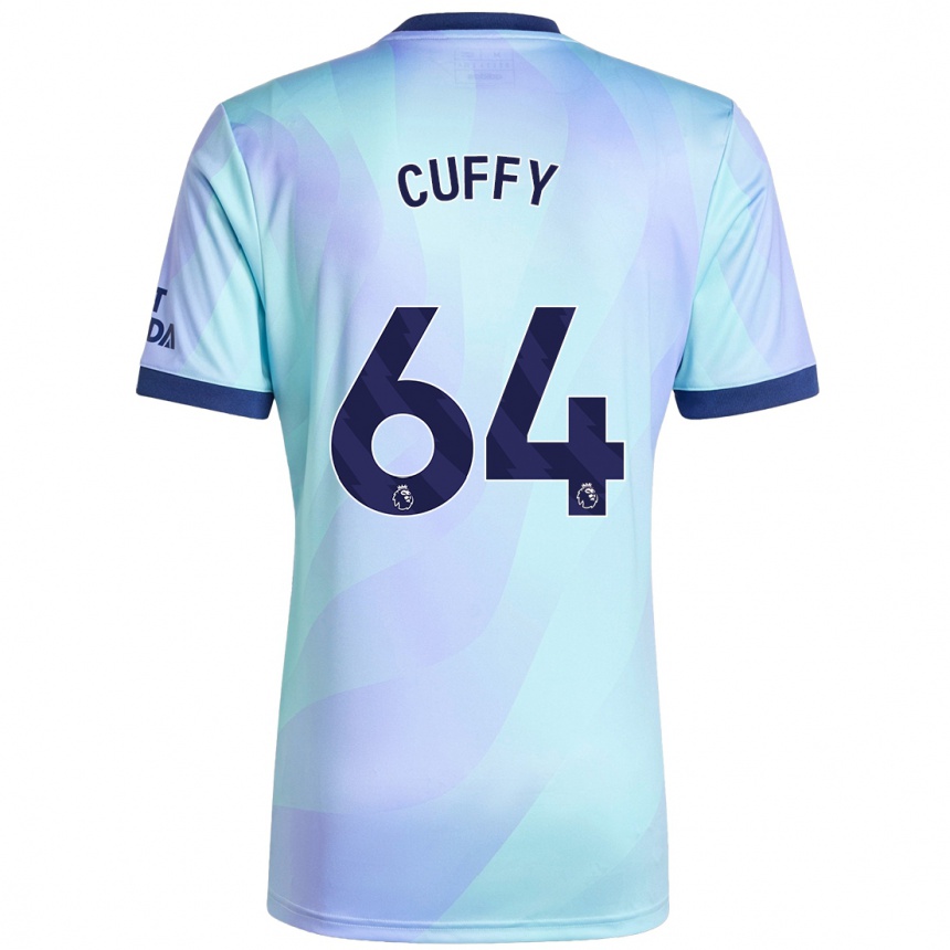 Men Football Brooke Norton Cuffy #64 Aqua Third Jersey 2024/25 T-Shirt Australia