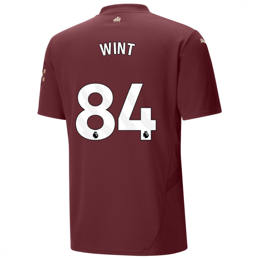 Men Football Jack Wint #84 Maroon Third Jersey 2024/25 T-Shirt Australia