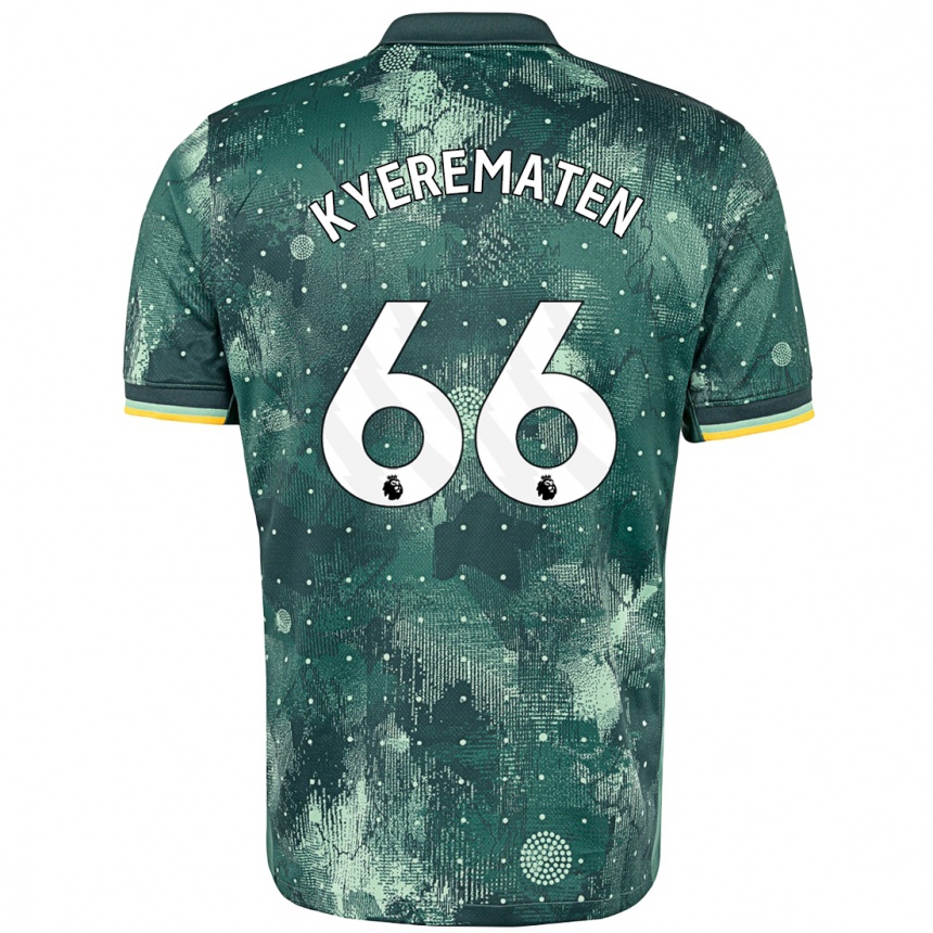 Men Football Rio Kyerematen #66 Mint Green Third Jersey 2024/25 T-Shirt Australia