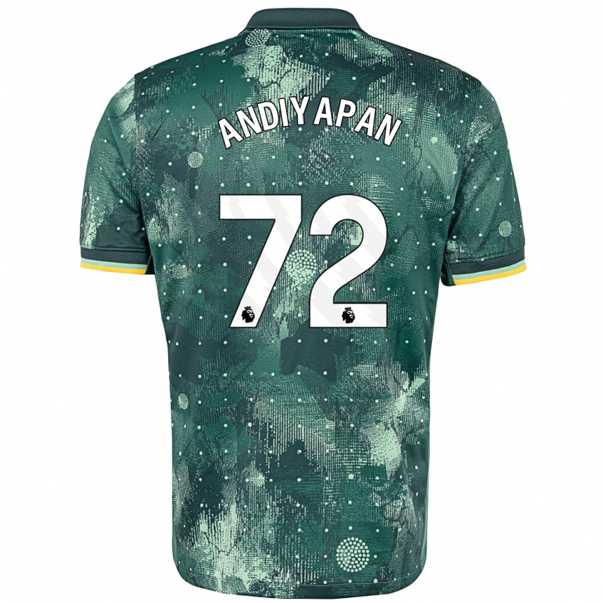 Men Football William Andiyapan #72 Mint Green Third Jersey 2024/25 T-Shirt Australia