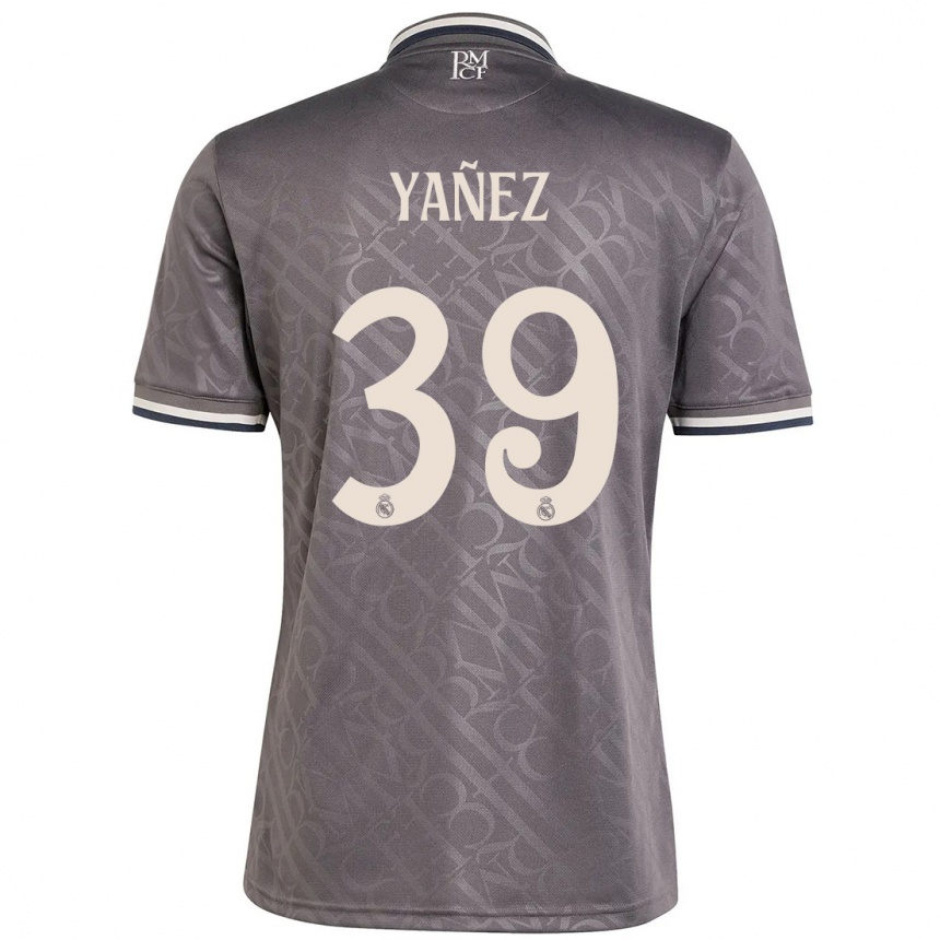 Men Football Daniel Yañez #39 Charcoal Third Jersey 2024/25 T-Shirt Australia