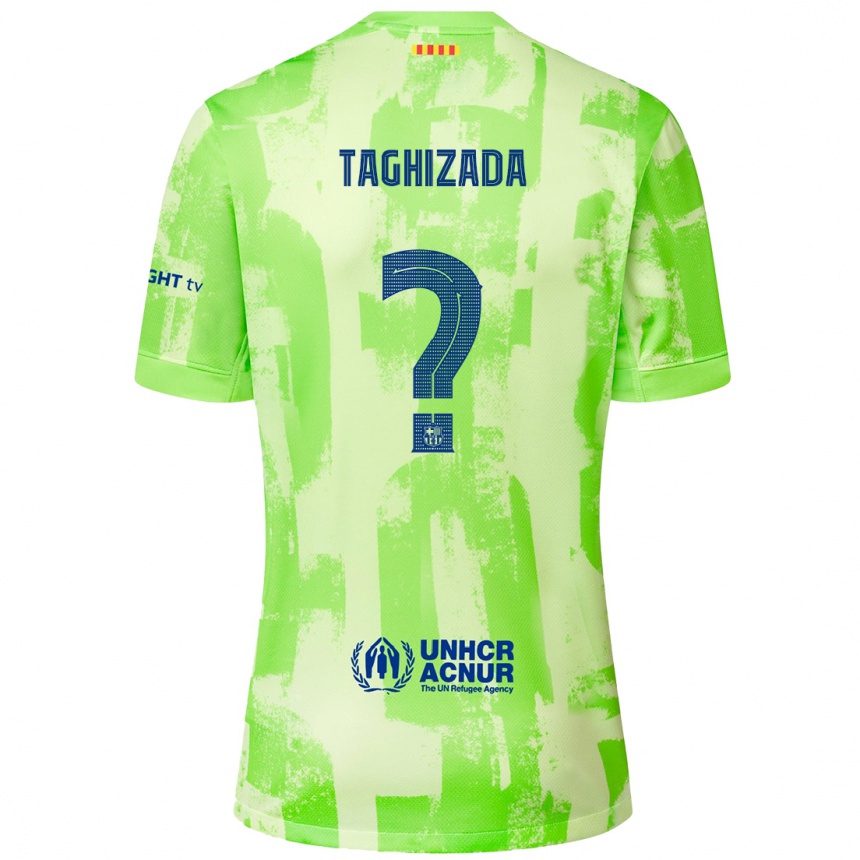 Men Football Eldar Taghizada #0 Lime Third Jersey 2024/25 T-Shirt Australia