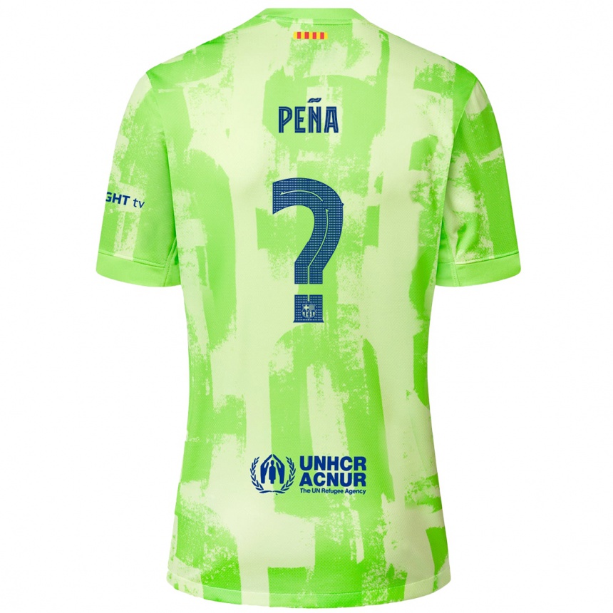 Men Football Pablo Peña #0 Lime Third Jersey 2024/25 T-Shirt Australia