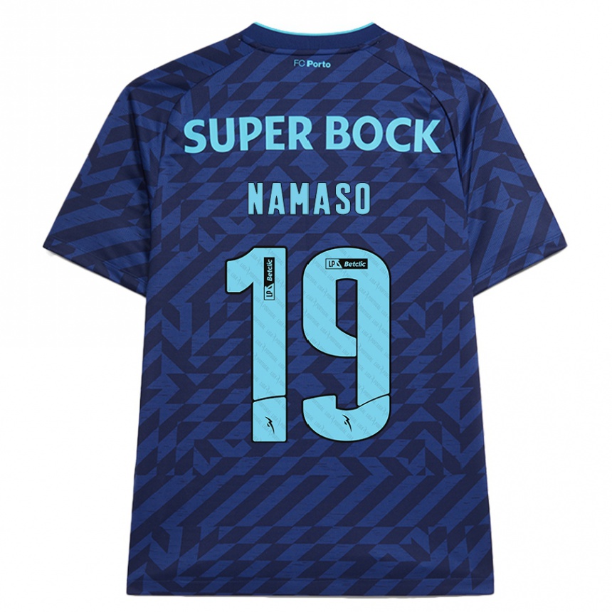 Men Football Danny Namaso #19 Navy Blue Third Jersey 2024/25 T-Shirt Australia