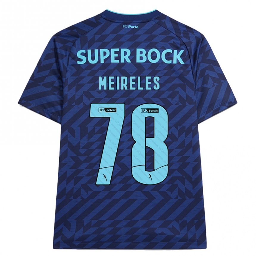 Men Football Jorge Meireles #78 Navy Blue Third Jersey 2024/25 T-Shirt Australia