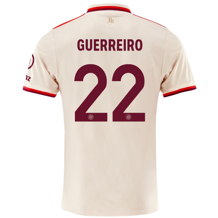 Men Football Raphaël Guerreiro #22 Linen Third Jersey 2024/25 T-Shirt Australia