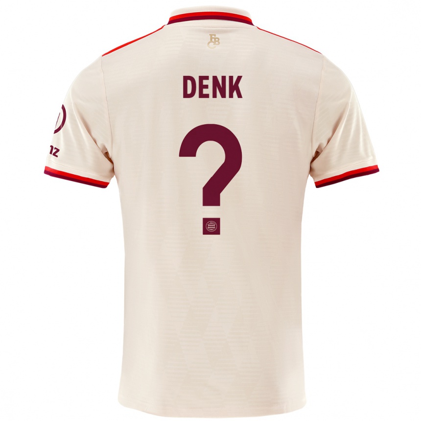 Men Football Luca Denk #0 Linen Third Jersey 2024/25 T-Shirt Australia