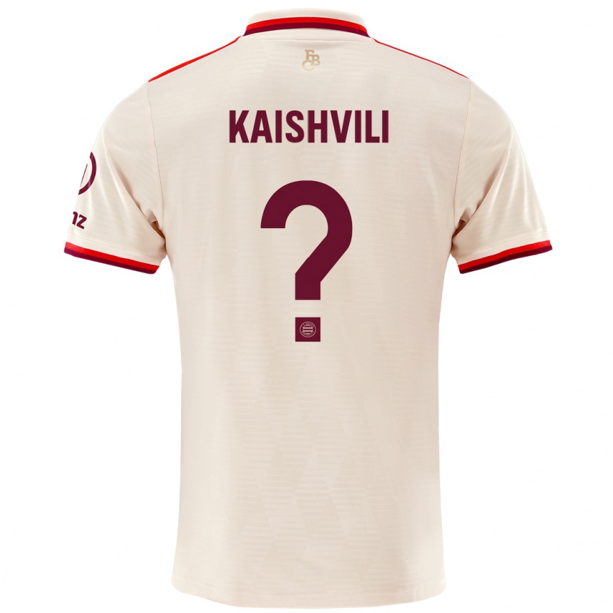 Men Football Jamal Kaishvili #0 Linen Third Jersey 2024/25 T-Shirt Australia