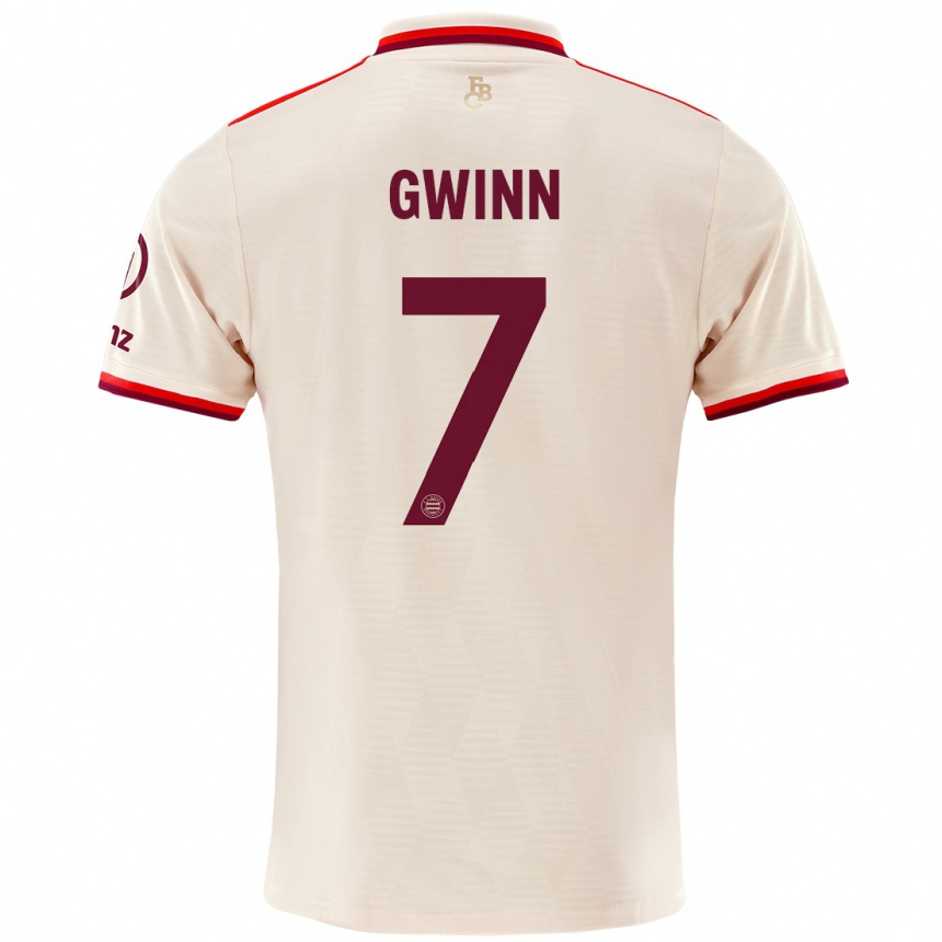 Men Football Giulia Gwinn #7 Linen Third Jersey 2024/25 T-Shirt Australia