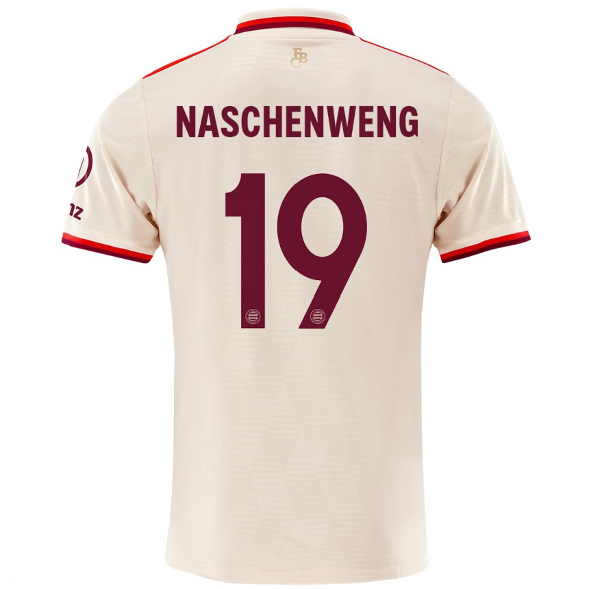 Men Football Katharina Naschenweng #19 Linen Third Jersey 2024/25 T-Shirt Australia