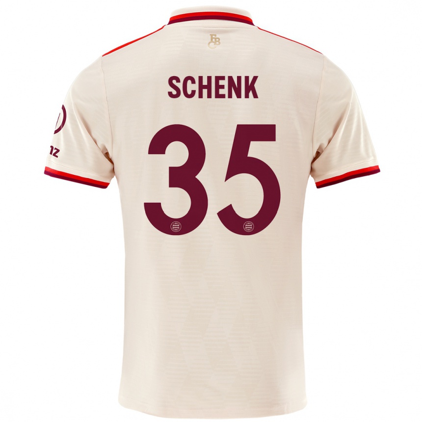 Men Football Johannes Schenk #35 Linen Third Jersey 2024/25 T-Shirt Australia