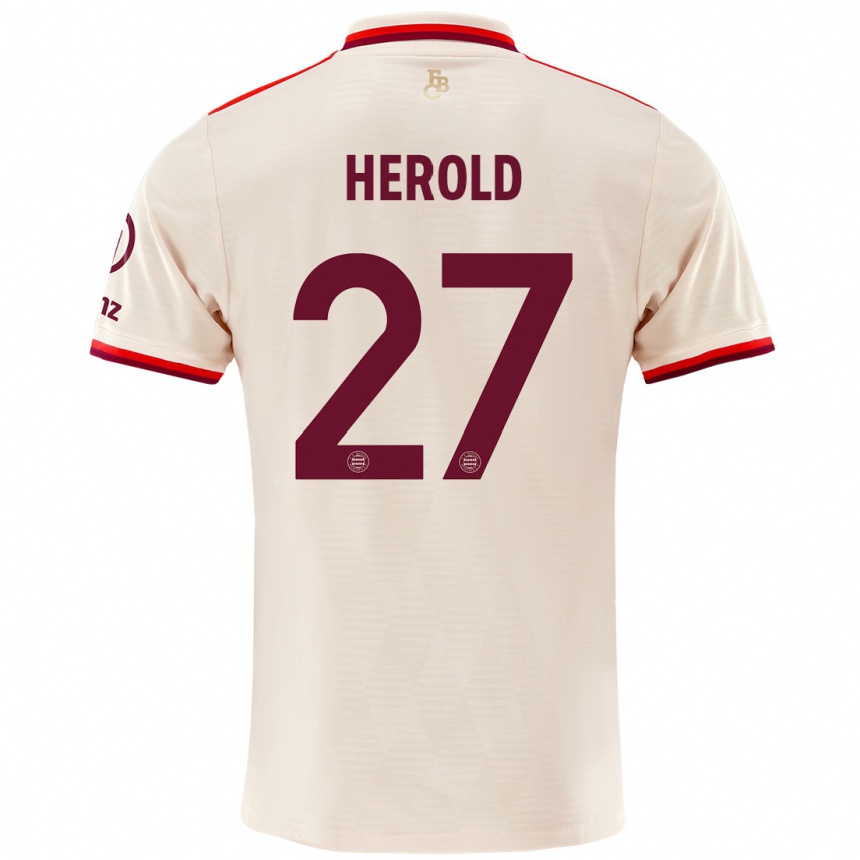 Men Football David Herold #27 Linen Third Jersey 2024/25 T-Shirt Australia