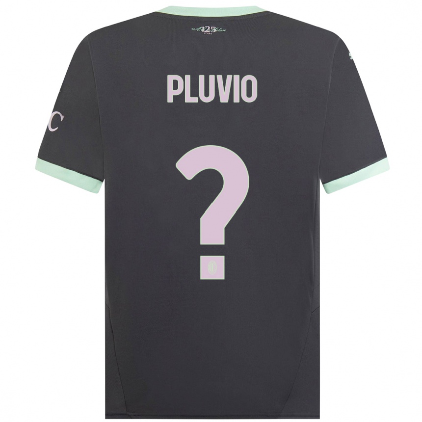 Men Football Nicholas Pluvio #0 Grey Third Jersey 2024/25 T-Shirt Australia